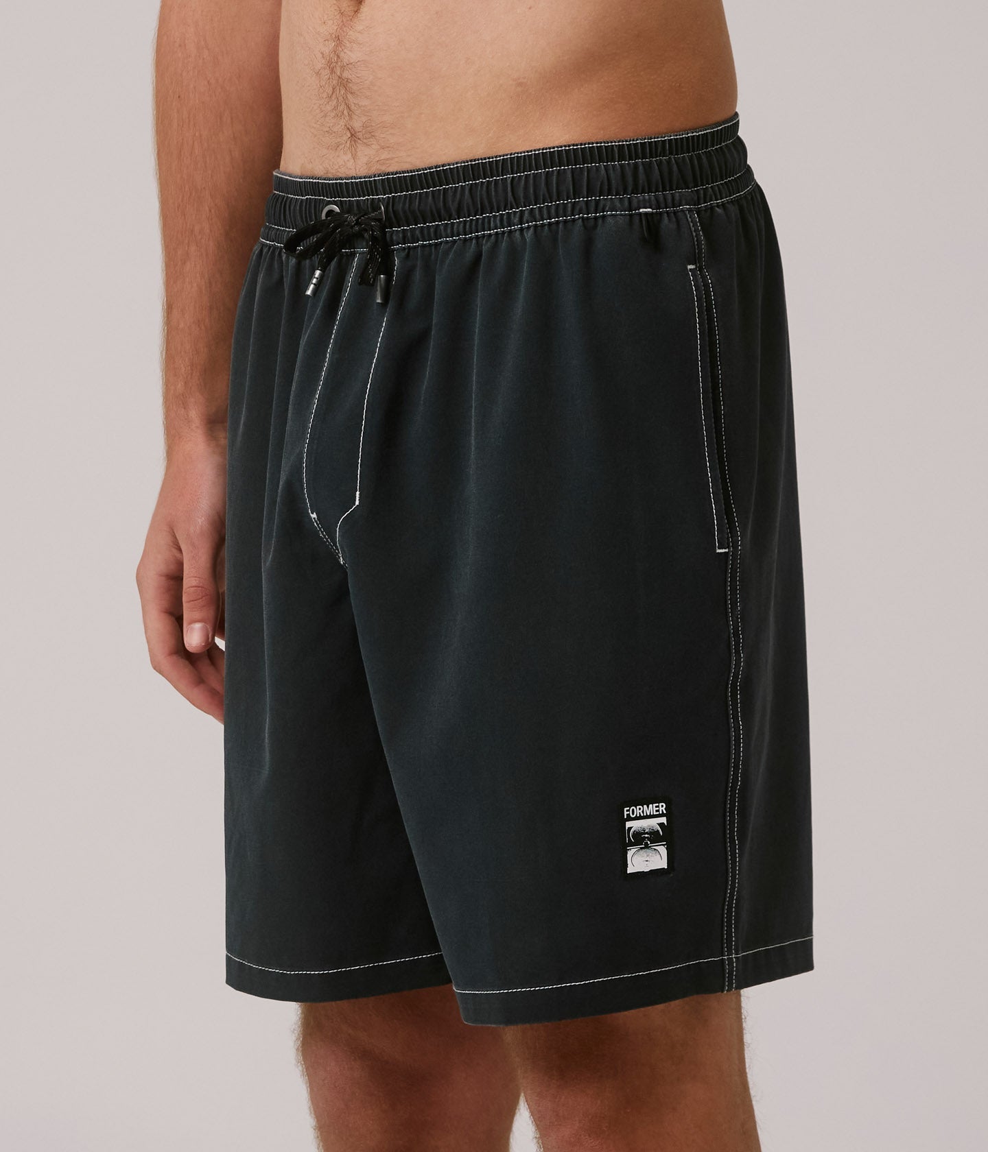 Swans Baggy Swim Trunk - Formerfbo - 24101 - blk - Black - 28