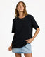 SWEET LIFE TEE -RoxyURJZT04000-BLACK-XS