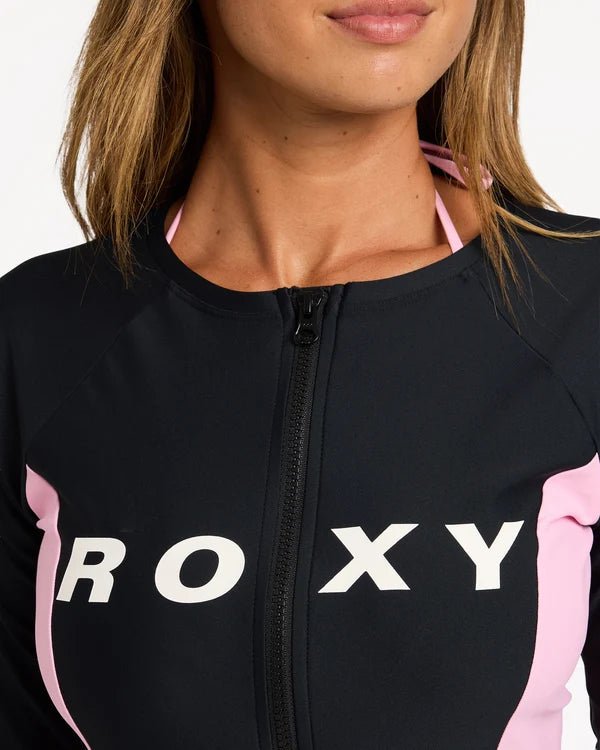 SWELL LS RASHIE -RoxyURJWR03285-BLACK-XS