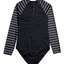 Swim For Good Time Bico Onesie - RoxyERGWR03314 - KVJ3 - Anthracite Double Stripe Hor S - 10