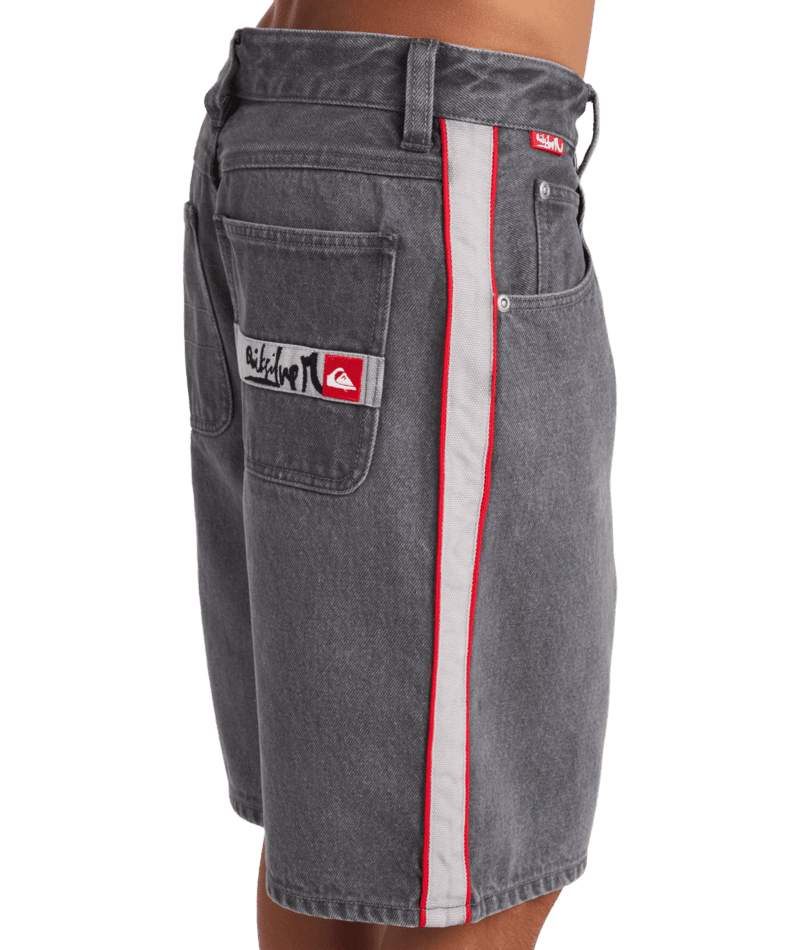 SYSTEM YOUTH DENIM SHORT -QuiksilverUQBDS03000-DARK SMOKE-XS/8