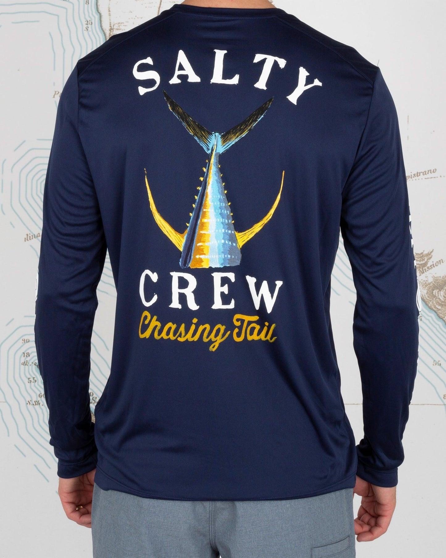 Tailed L/S Sunshirt - Salty Crew20135037 - NAV - Navy - L