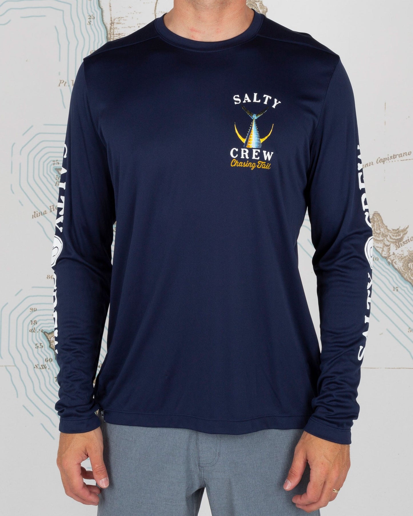Tailed L/S Sunshirt - Salty Crew20135037 - NAV - Navy - L