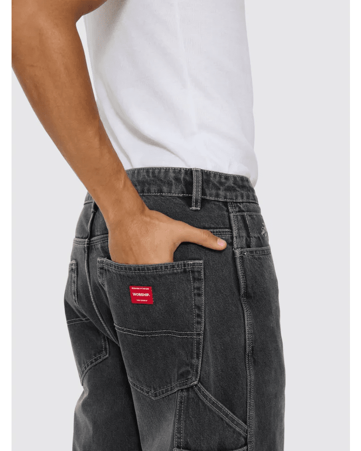 Tainted Love Carpenter Jean - WorshipPW26-406B-Ghosted Black Fade-26