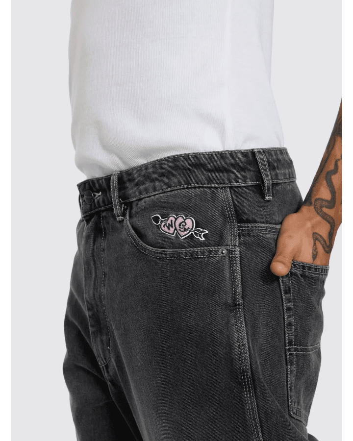 Tainted Love Carpenter Jean - WorshipPW26-406B-Ghosted Black Fade-26