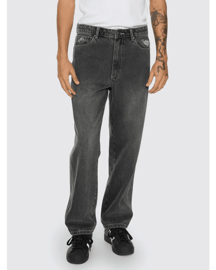 Tainted Love Carpenter Jean - WorshipPW26-406B-Ghosted Black Fade-26