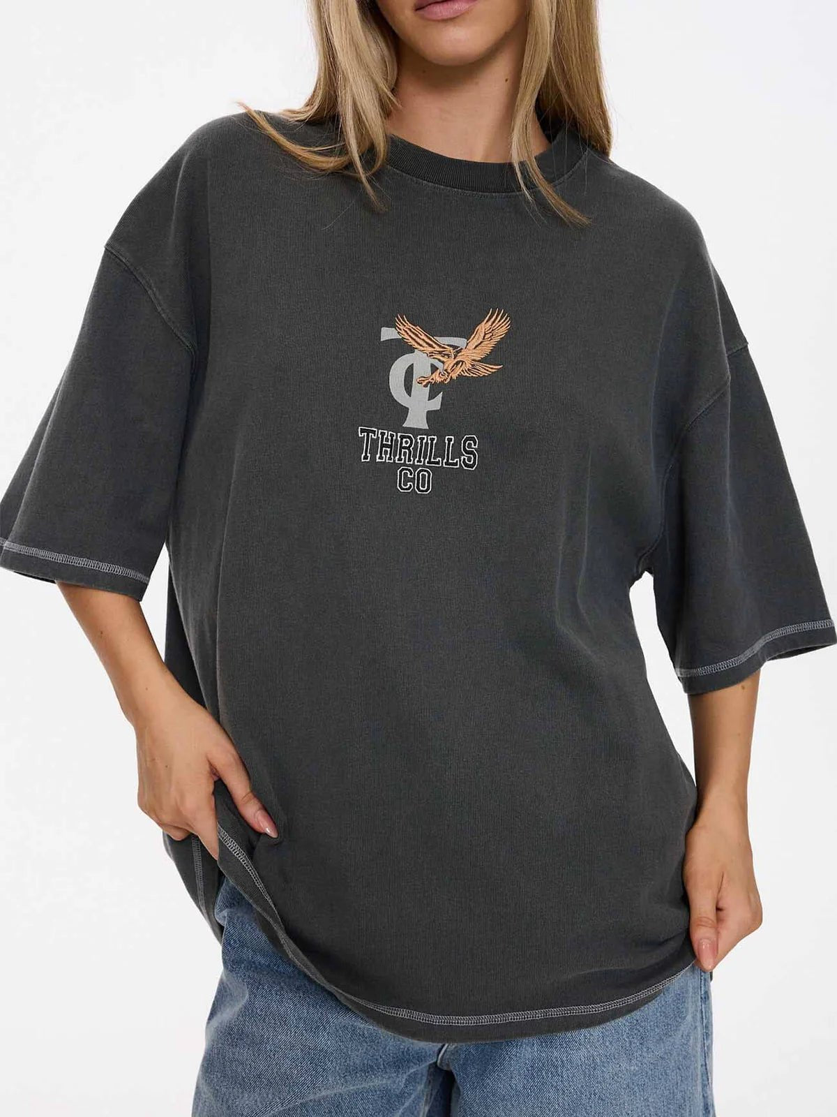 Take It Easy Oversized Tee - Thrills210000180732