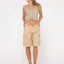 Tank Girl Lowrise Cargo Short - RustyWKL0793 - OMK - Oatmilk - 10