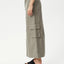 Tasman Cargo Maxi Skirt - AfendsW243906 - GOV - Grey Olive - L
