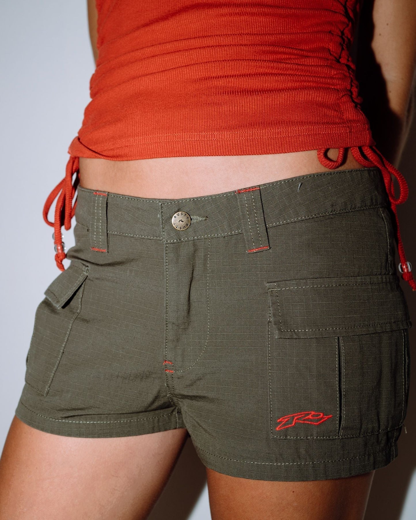 TEMPO LOW RISE RIPSTOP CARGO SHORT - RustyWKL0814-SHADOW ARMY-6