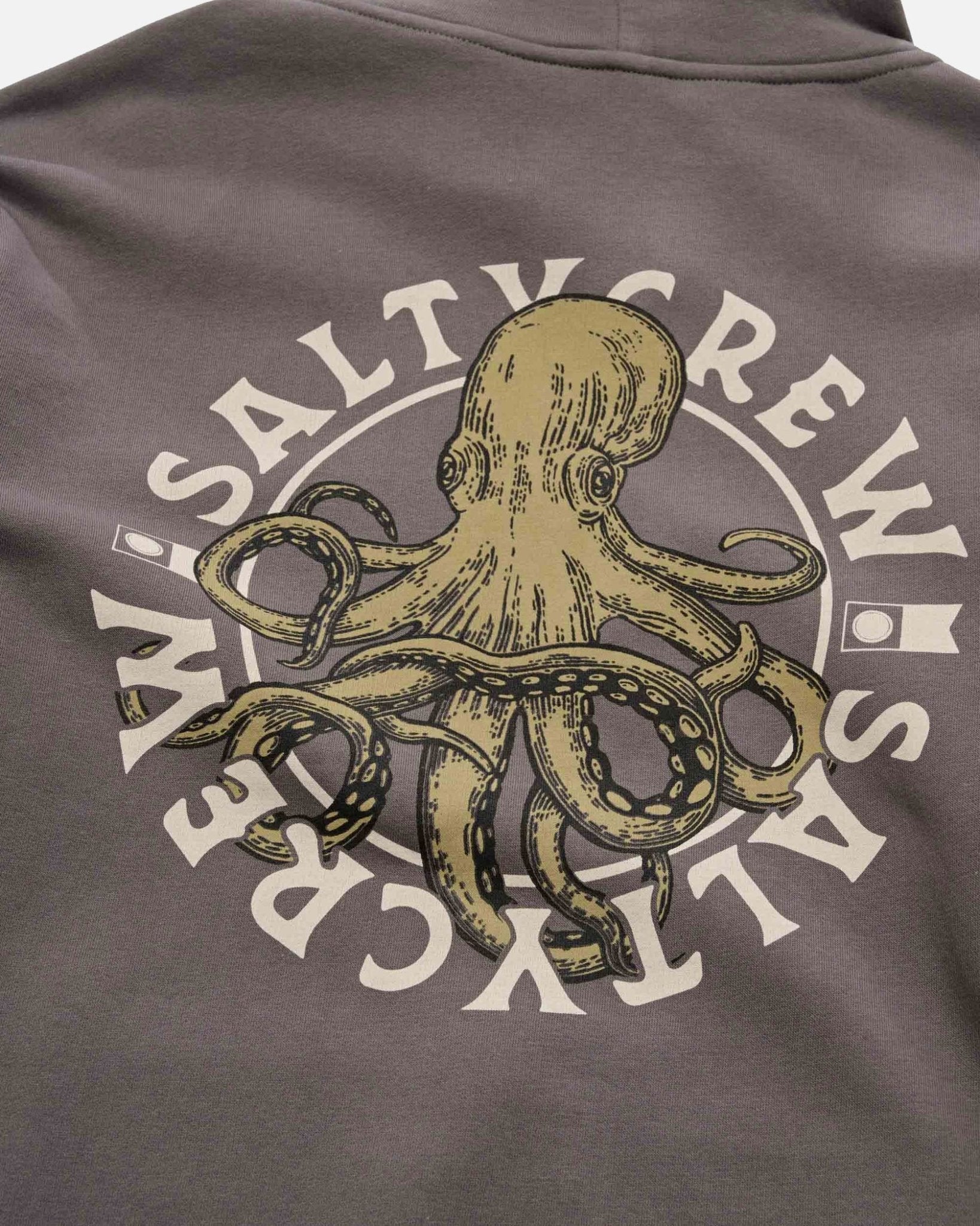 TENTACLES HOOD - Salty CrewSCM64203-CHARCOAL-S