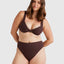 Terry Rib Chloe Bra - Billabongubjx300629 - rsl0 - Choc Cherry - 10