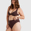 Terry Rib Chloe Bra - Billabongubjx300629 - rsl0 - Choc Cherry - 10