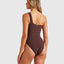 Terry Rib One Shoulder 1 PC - Billabongubjx100303 - rsl0 - Choc Cherry - 10