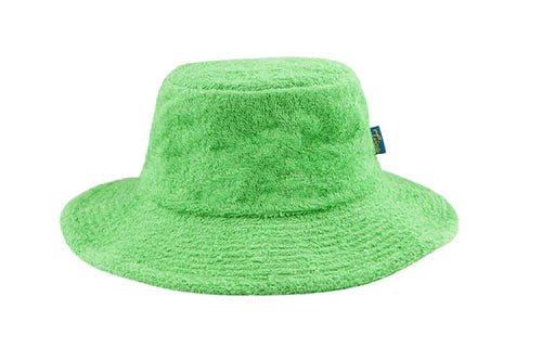 Terry Towelling Bucket Hat Wide Brim - Terry Towelling Hats35203030P - Apple Green - 2XL