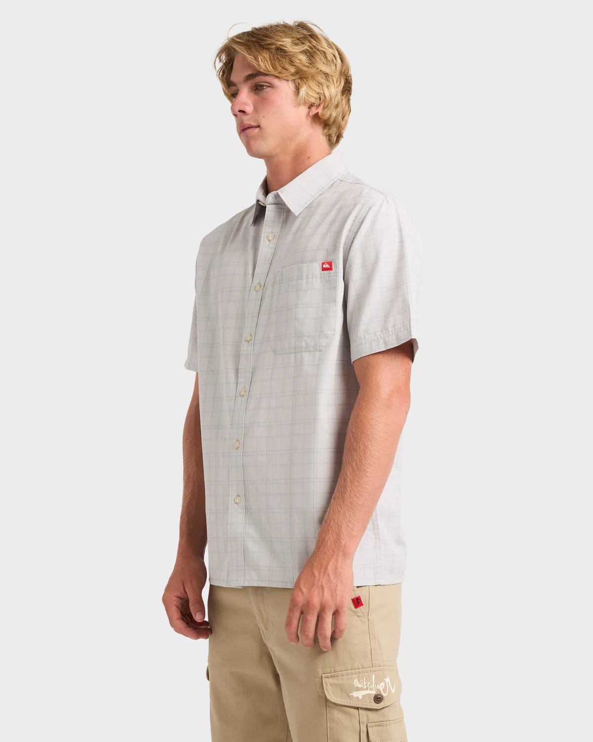 TESTAMENT SHORTSLEEVE SHIRT - Quiksilver25A044570-GREY VIOLET-S