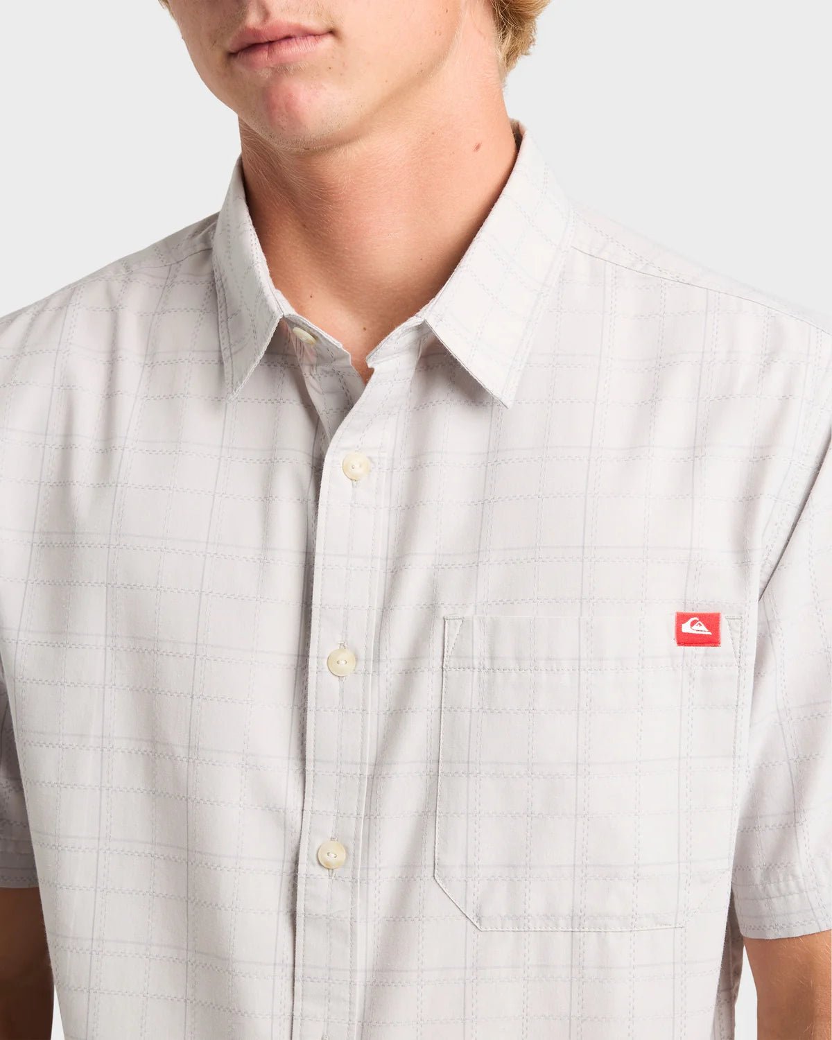TESTAMENT SHORTSLEEVE SHIRT - Quiksilver25A044570-GREY VIOLET-S