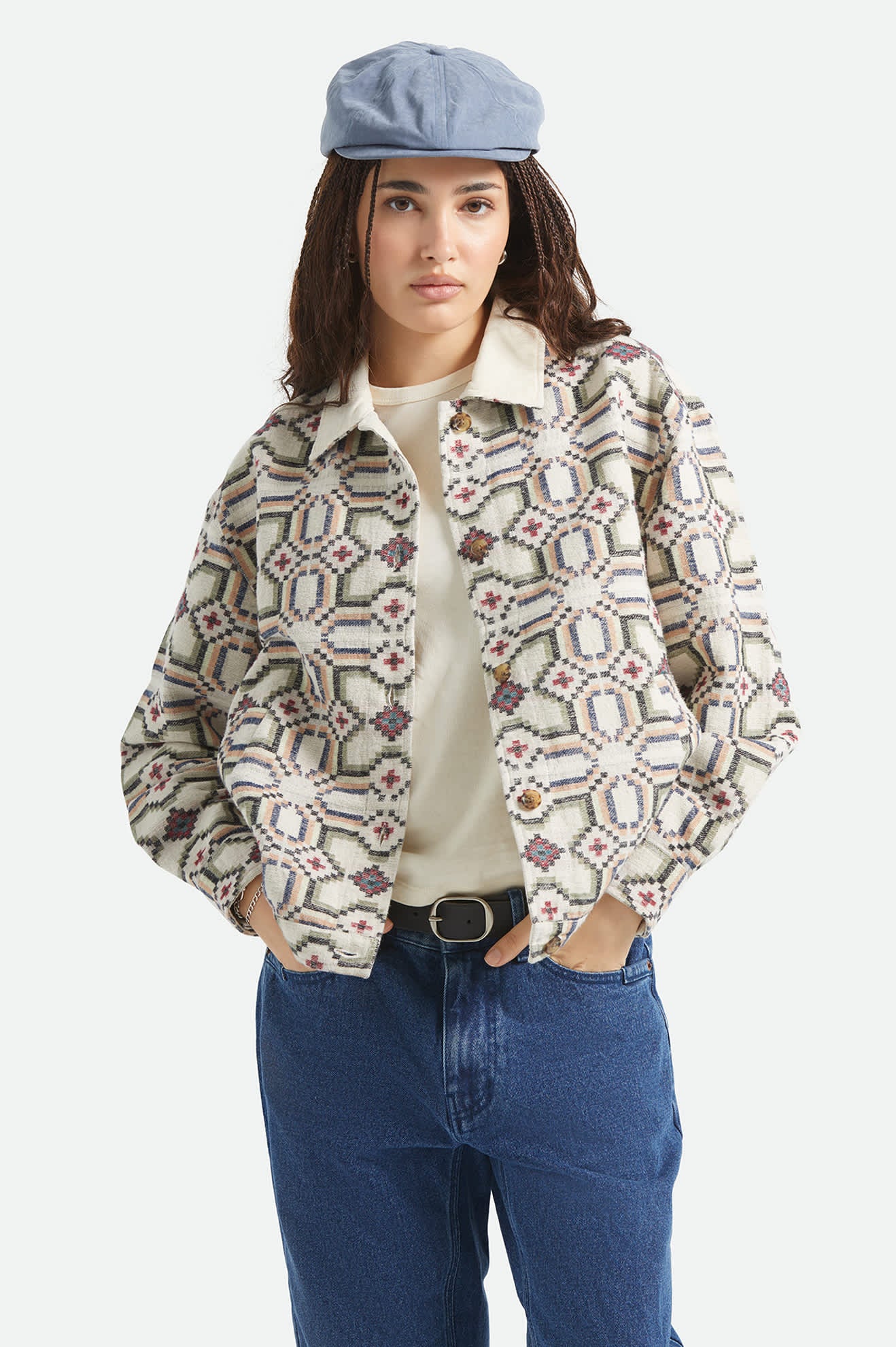 THE ALFAMA JACKET - Brixton3491-DIGI TILE-XS