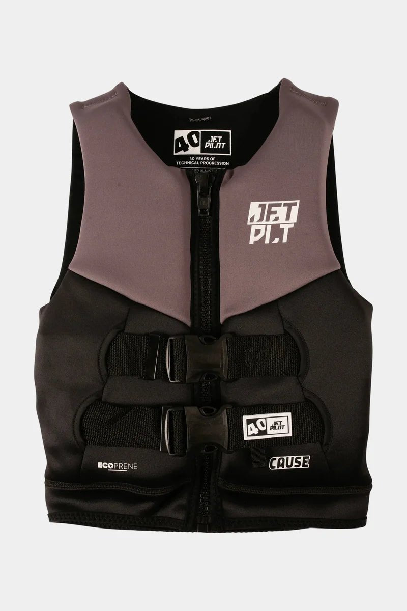 THE CAUSE F/E YOUTH ECO VEST -Jet PilotJA24211C-Charcoal-3to4