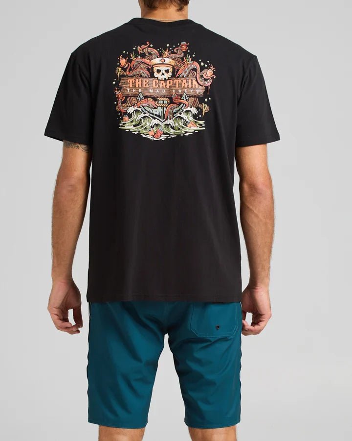 The Kraken Captain SS Tee - The Mad Hueysh424m01013 - blk - Black - L