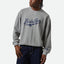 The League Broken In Crew - Brixton22731 - HTGRY - Heather Grey - L