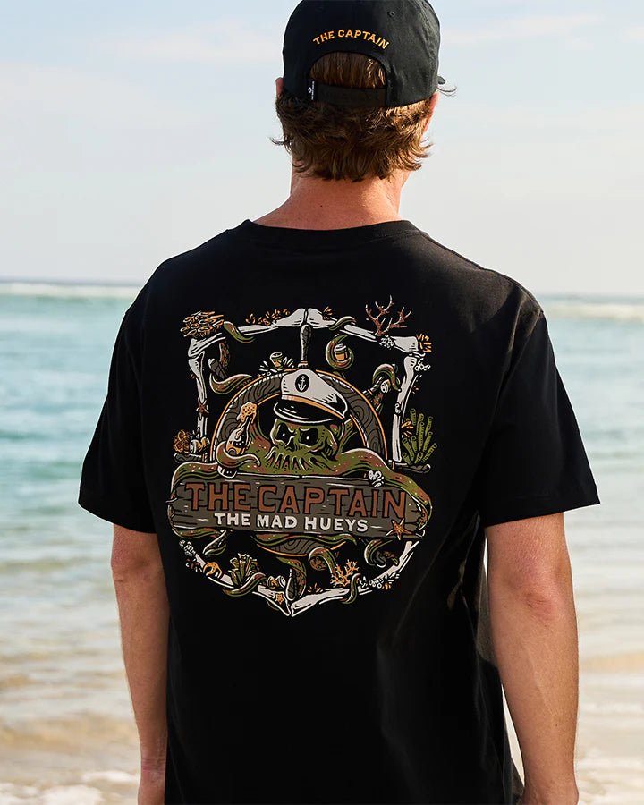 THE SEA CAPTAIN | SS TEE - Mad HueysH425M01011 - BLACK - S