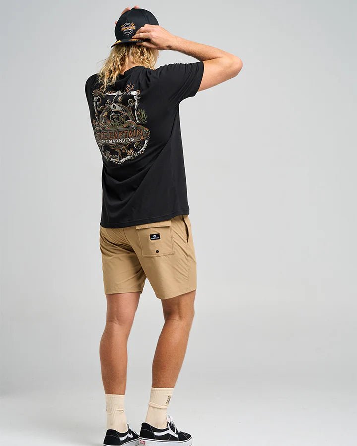 THE SEA CAPTAIN | SS TEE - Mad HueysH425M01011 - BLACK - S
