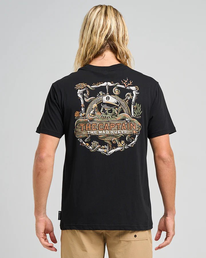 THE SEA CAPTAIN | SS TEE - Mad HueysH425M01011 - BLACK - S