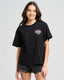 THE SEA CAPTAIN | WOMENS SS TEE - Mad HueysH425W01004 - BLACK - M