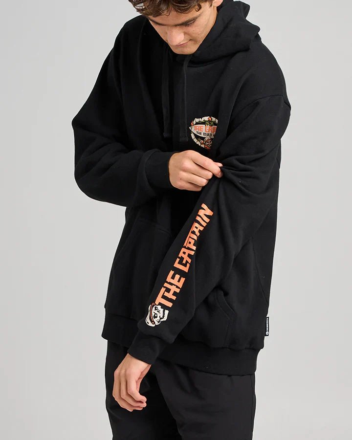 The Tiki Captain Hooded Pullover - The Mad HueysH225M08010 - Black - L