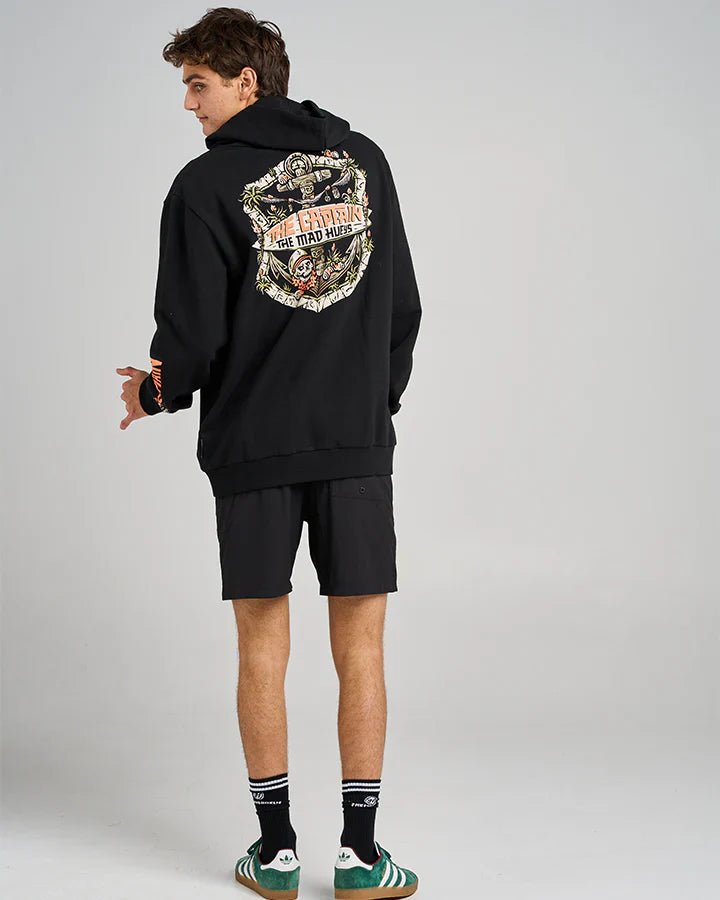The Tiki Captain Hooded Pullover - The Mad HueysH225M08010 - Black - L