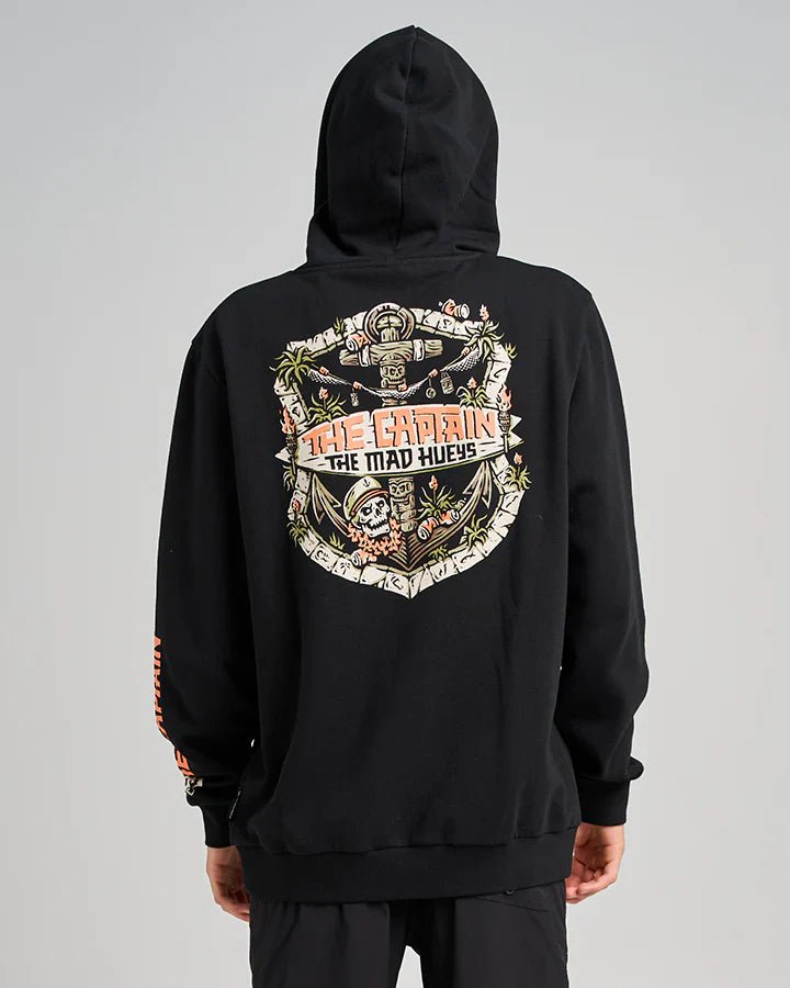 The Tiki Captain Hooded Pullover - The Mad HueysH225M08010 - Black - L
