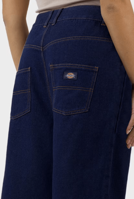 The Woodlands High Waist Wide Leg Short - DickiesDW224 - SH02 - Dark Indigo - 6