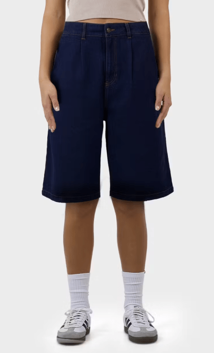 The Woodlands High Waist Wide Leg Short - DickiesDW224 - SH02 - Dark Indigo - 6