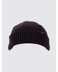 Thrills Classic Ribbed Beanie - ThrillsTA26-505B-Black Deep Plum-One Size