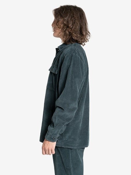 Thrills Labour Overshirt - ThrillsTW24 - 225FJ - Dark Jade - L
