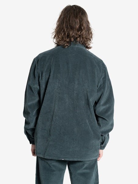 Thrills Labour Overshirt - ThrillsTW24 - 225FJ - Dark Jade - L