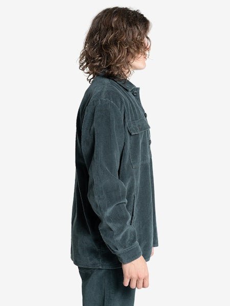 Thrills Labour Overshirt - ThrillsTW24 - 225FJ - Dark Jade - L
