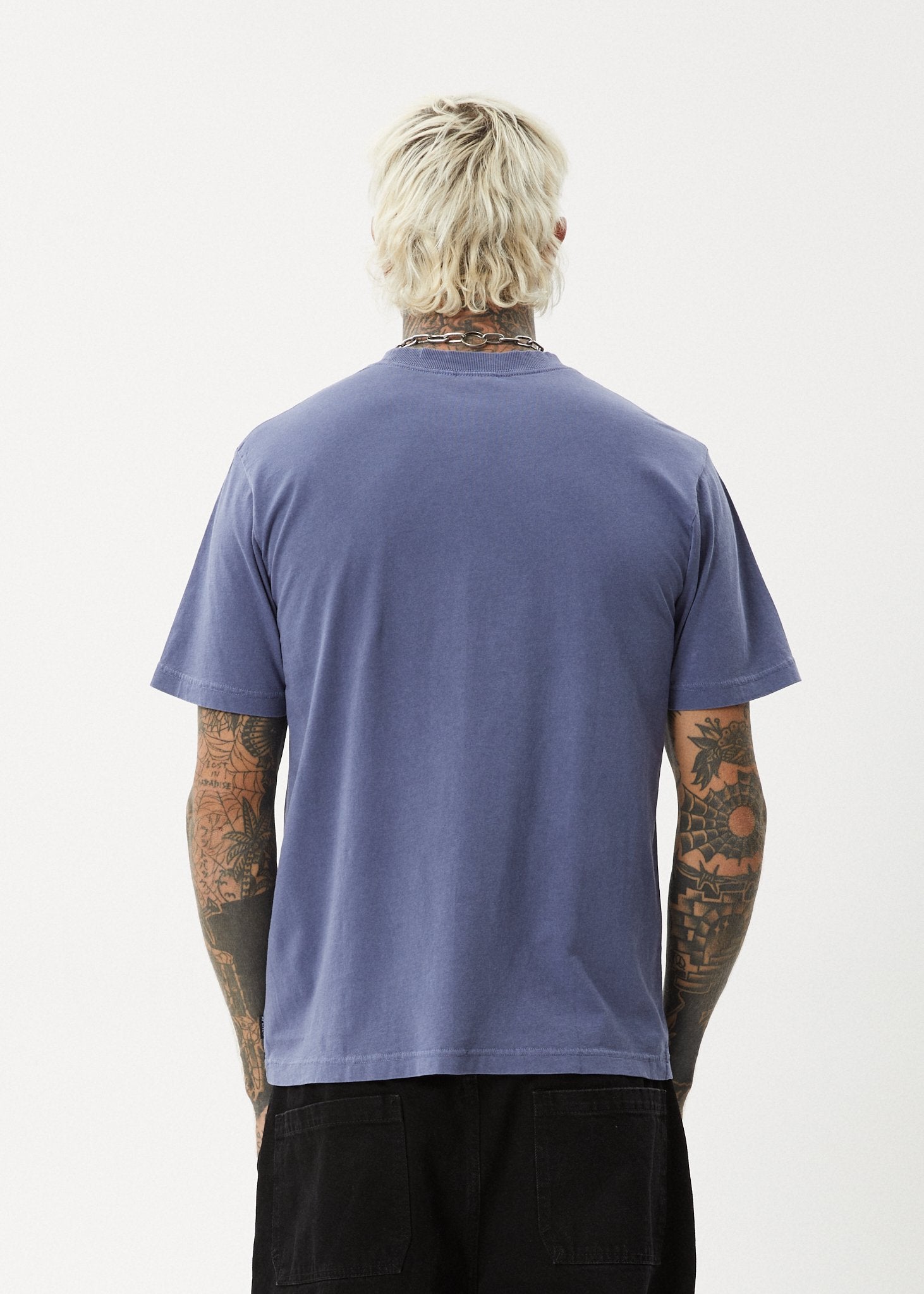 Thrown Out - Recycled Retro Fit Tee - AfendsM240003 - Washed Marlin - L
