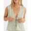 TIE FRONT TOP - Rhythm1025W - FT09 - ALO - ALOE - 08