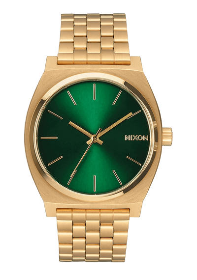 Time Teller -NixonA045-1919-Gold / Green Sunray-OSFM