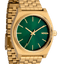 Time Teller -NixonA045-1919-Gold / Green Sunray-OSFM