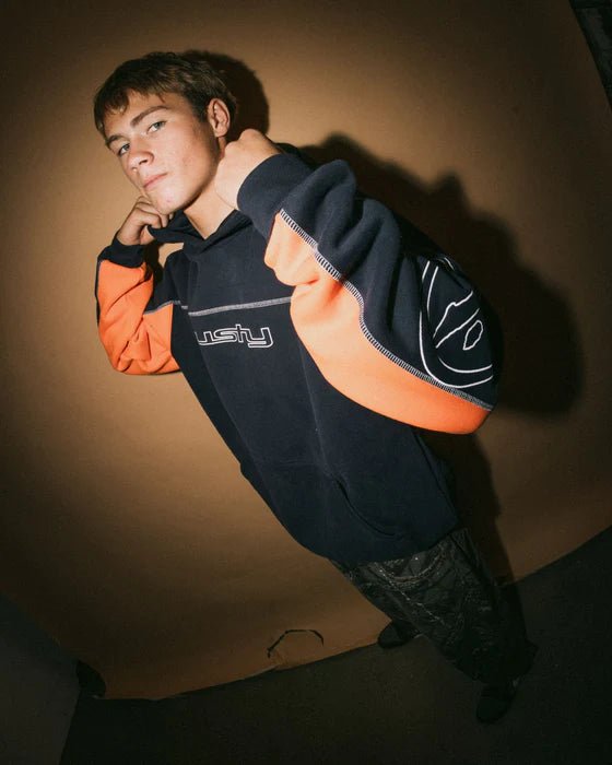 TITAN HOODED FLEECE - RustyFTM1183-NAVY BLUE-XS