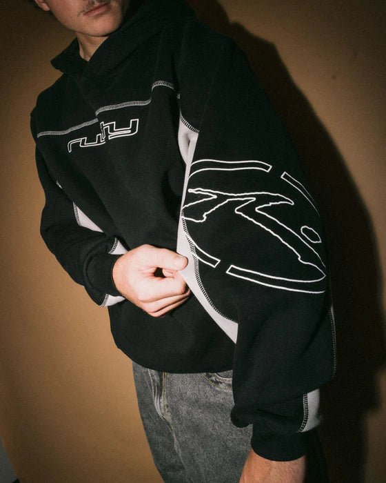 TITAN HOODED FLEECE - RustyFTM1183-NAVY BLUE-XS