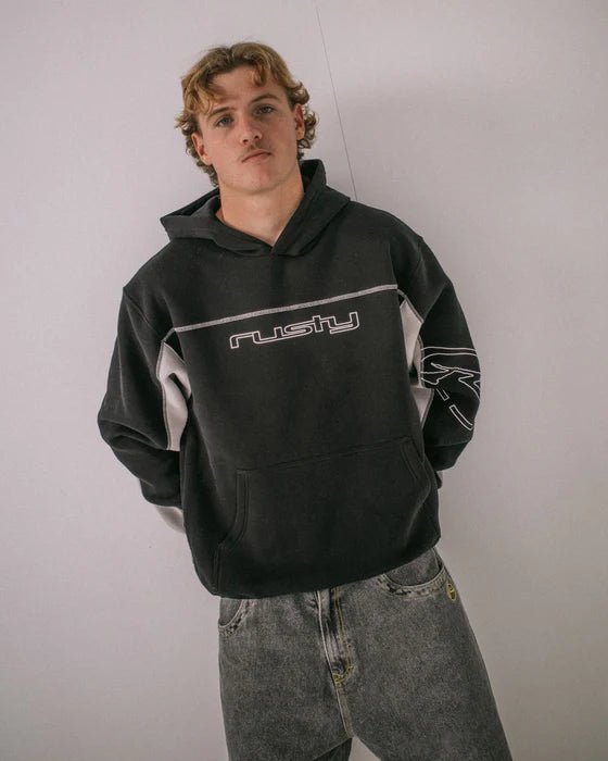 TITAN HOODED FLEECE - RustyFTM1183-NAVY BLUE-XS