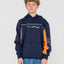 TITAN HOODED FLEECE BOYS - RustyFTB0322-NAVY BLUE-6