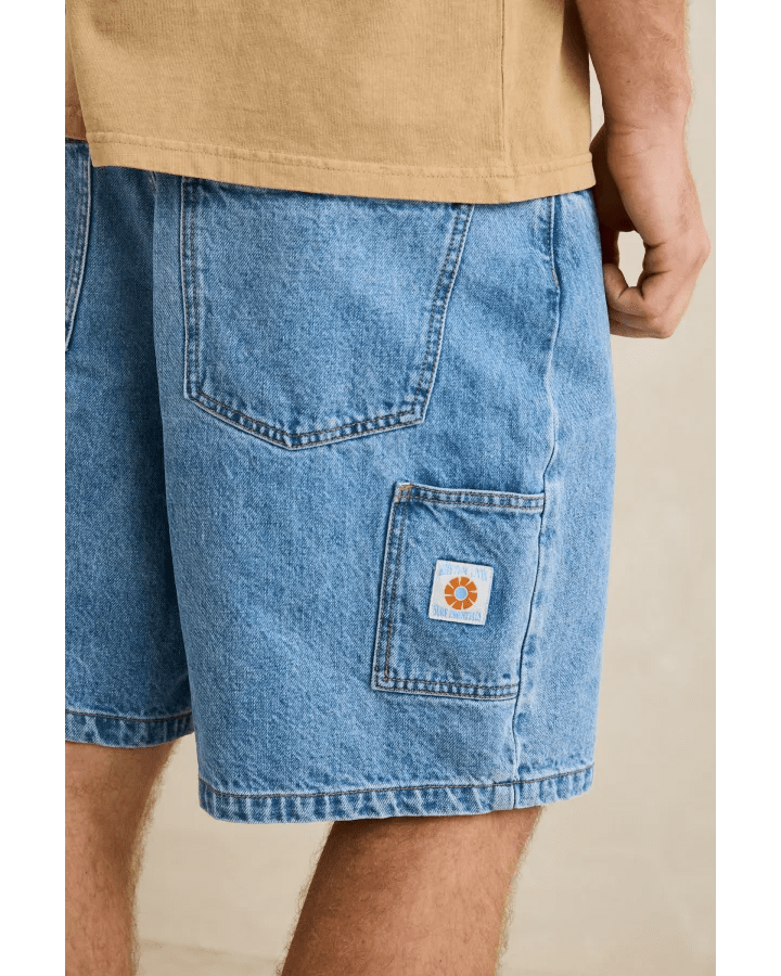 TOBY DENIM SHORT -Rhythm0726M-WA06-WORN INDIGO-30