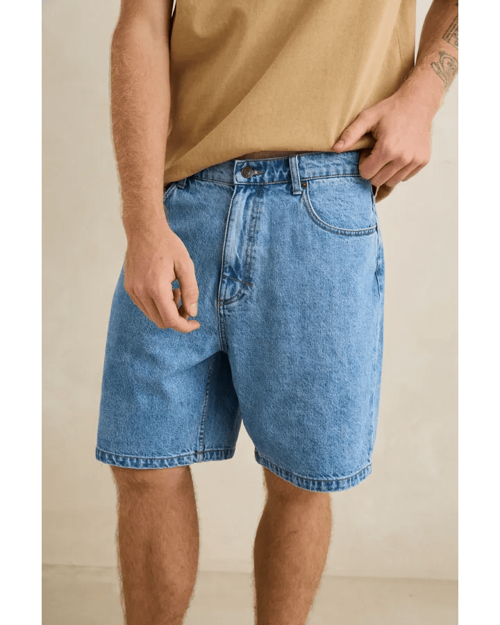 TOBY DENIM SHORT -Rhythm0726M-WA06-WORN INDIGO-30
