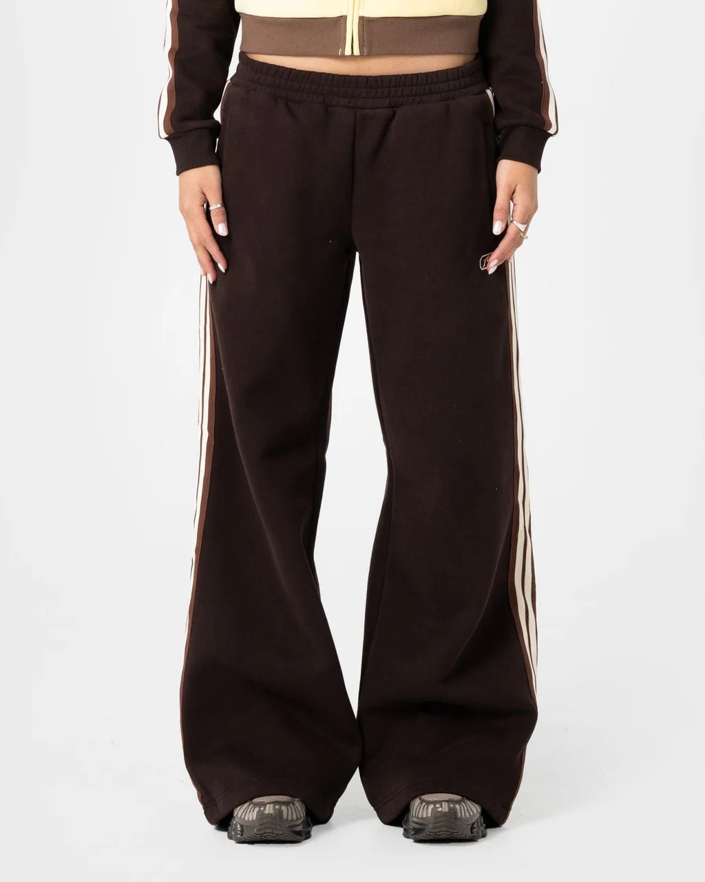TOFFEE WIDE LEG FLEECE PANT - RustyPAL1497-JAVA-6