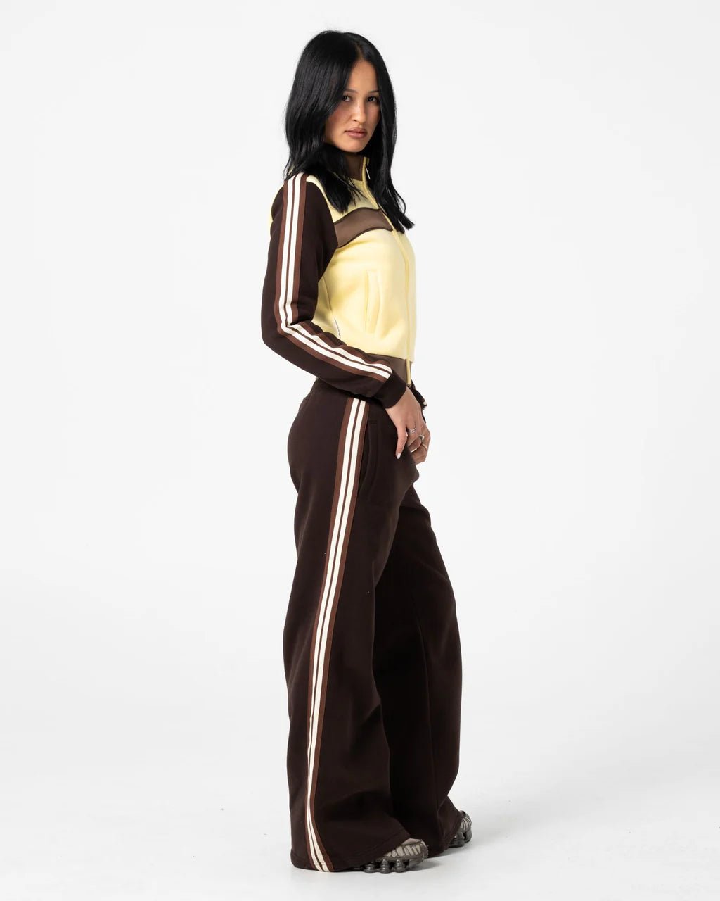 TOFFEE WIDE LEG FLEECE PANT - RustyPAL1497-JAVA-6